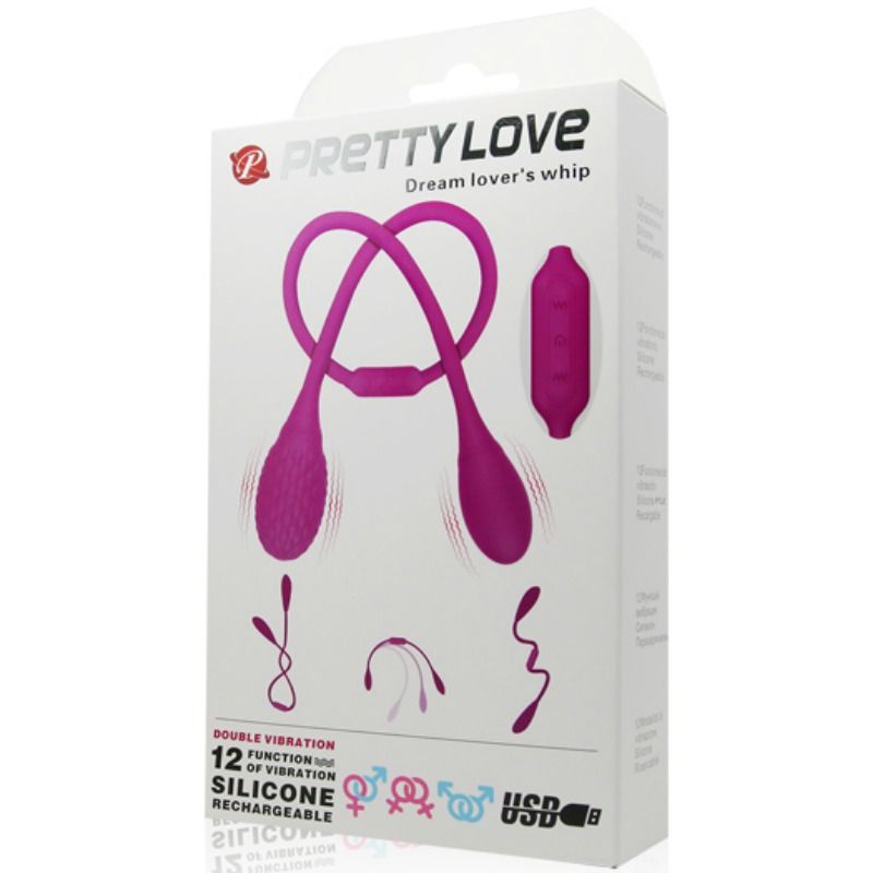 Alternative view of PRETTY LOVE - UNISEX STIMULATOR DREAM LOVERS WHIP 2