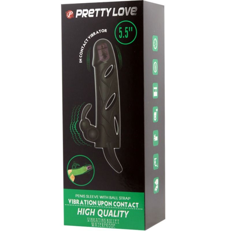 PRETTY LOVE - SILICONE COVER WITH VIBRATION 14 CM 2.0 - Bild 8