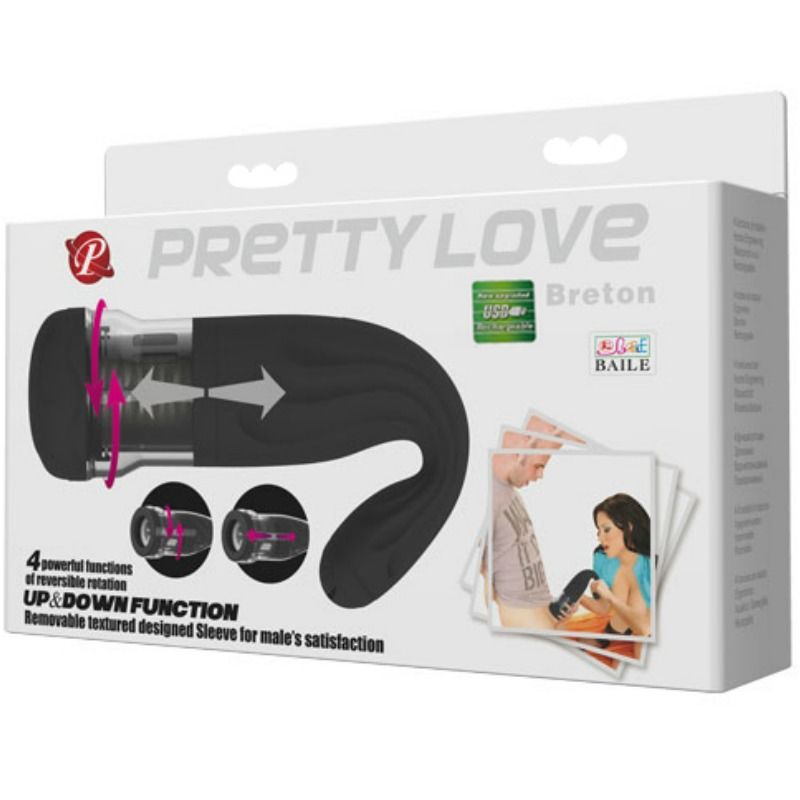 PRETTY LOVE - BRETON MULTIFUNCTION RECHARGEABLE MASTURBATOR - Bild 3