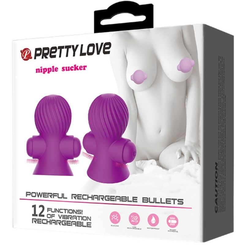 PRETTY LOVE - NIPPLE STIMULATORS 12M LILAC VIBRATION - Bild 5