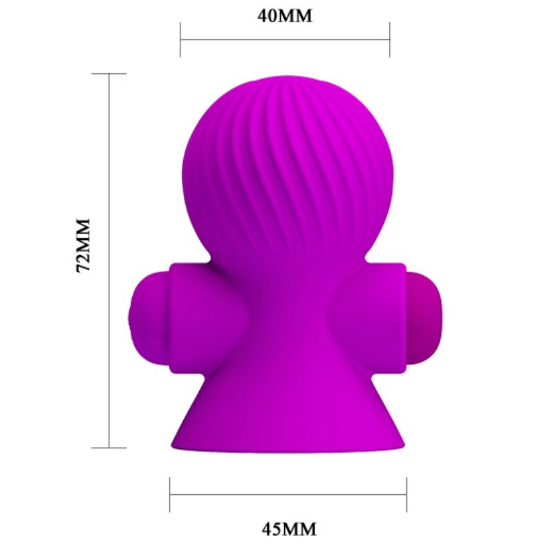 PRETTY LOVE - NIPPLE STIMULATORS 12M LILAC VIBRATION - Bild 3