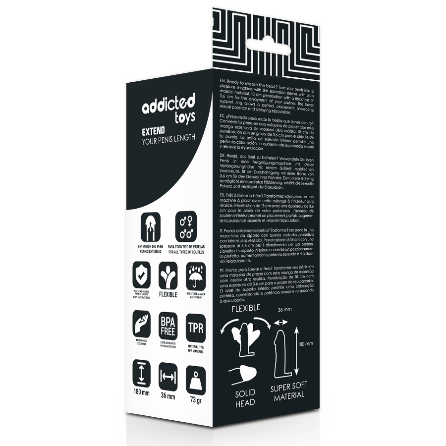 Alternative view of ADDICTED TOYS - EXTEND YOUR PENIS 18 CM
