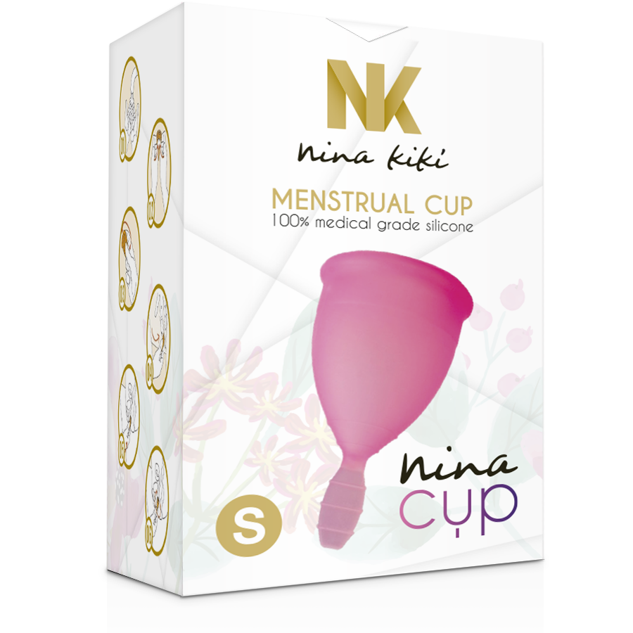 NINA KIKÍ - MENSTRUAL CUP PINK - SIZE S - Bild 7