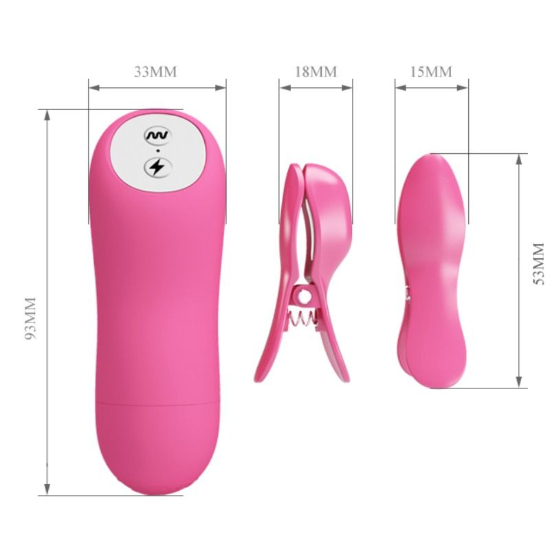 BAILE - ROMANTIC WAVE PIZZAS WITH VIBRATION AND FUCHSIA ELECTROSHOCK - Bild 5
