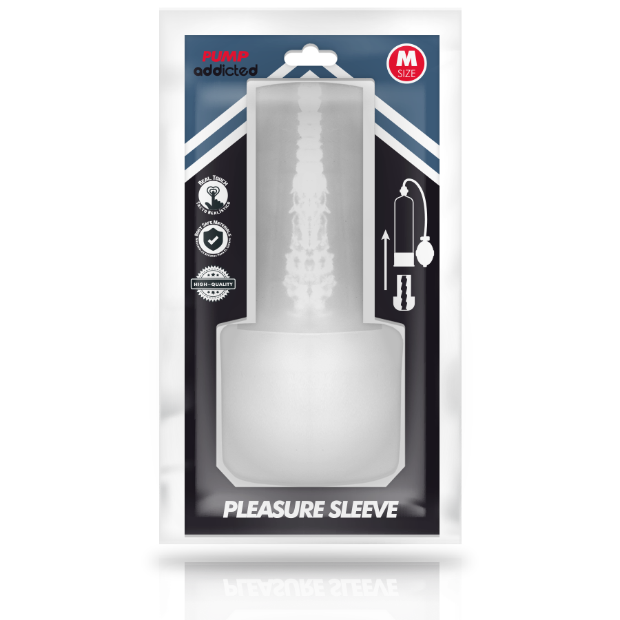 PUMP ADDICTED - PLEASURE SLEEVE MASTUBADOR SIZE M - Bild 3