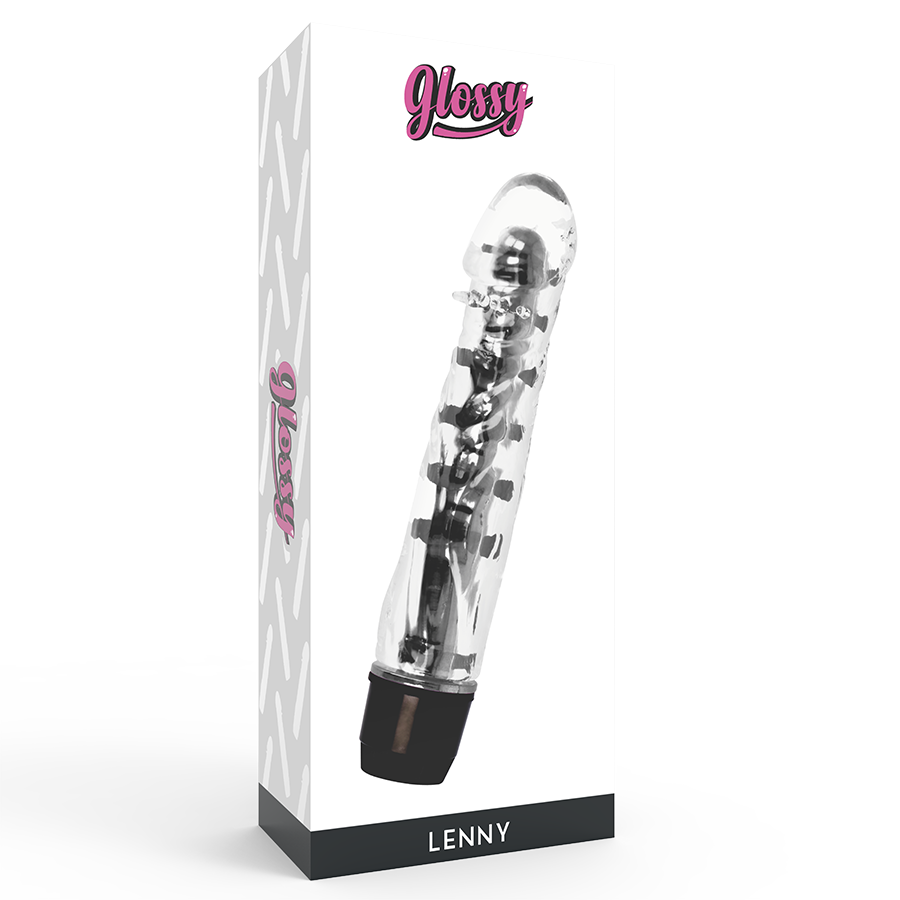 GLOSSY - LENNY VIBRATOR BLACK - Bild 3