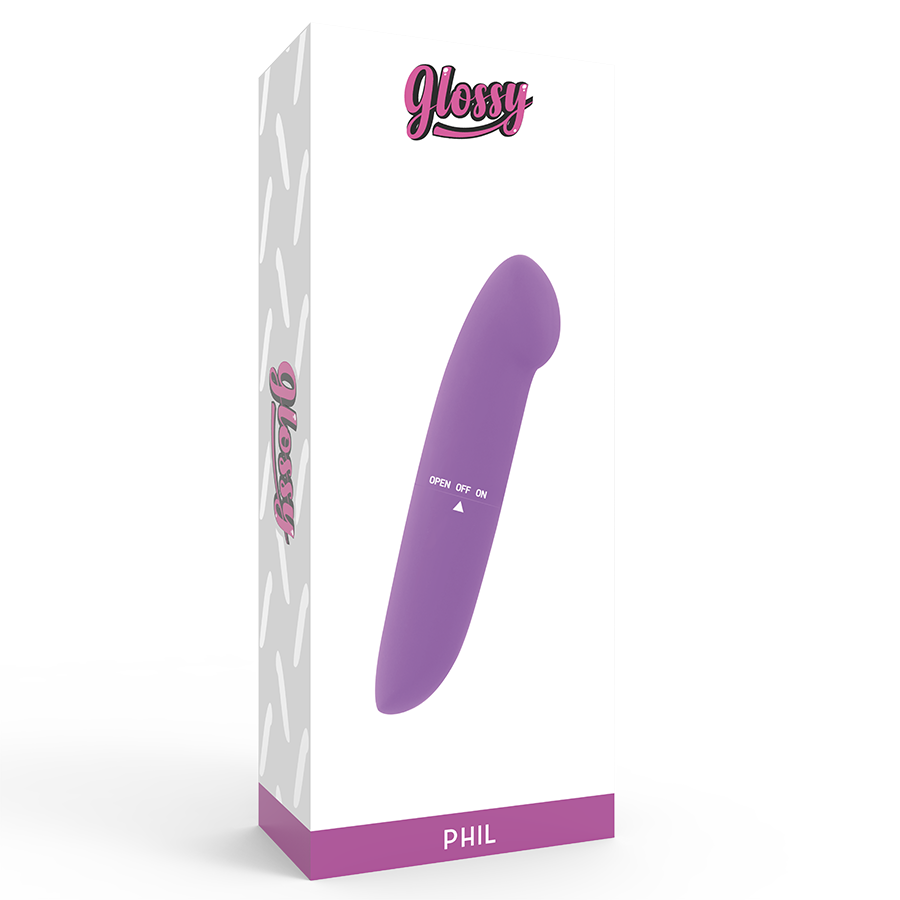 GLOSSY - PHIL VIBRATOR PURPLE - Bild 3