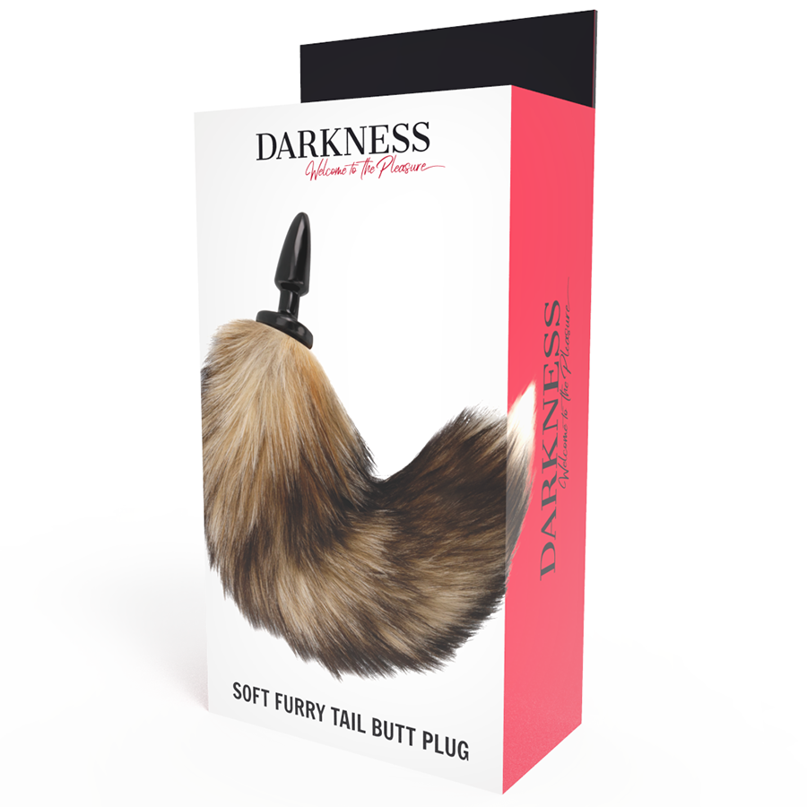 DARKNESS - NATURAL TAIL WITH SILICONE ANAL PLUG 10 CM - Bild 3
