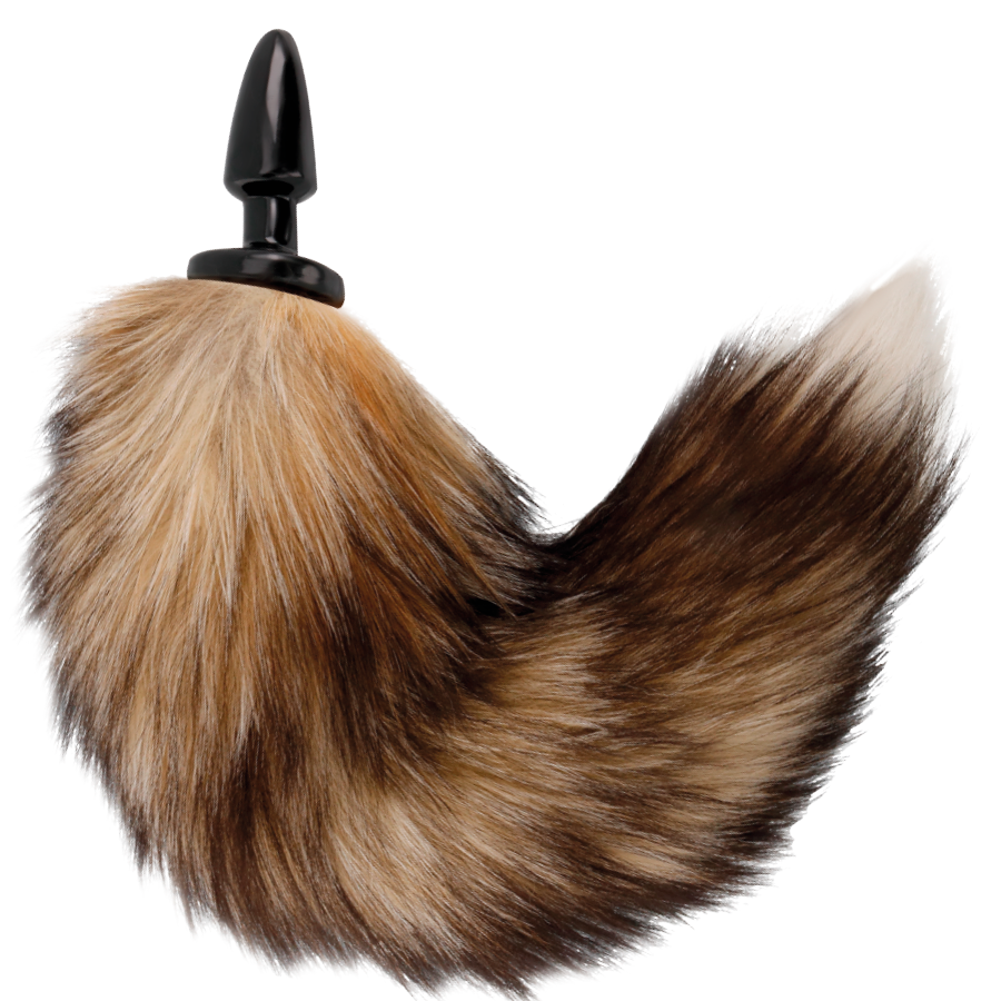 DARKNESS - NATURAL TAIL WITH SILICONE ANAL PLUG 10 CM - Bild 4