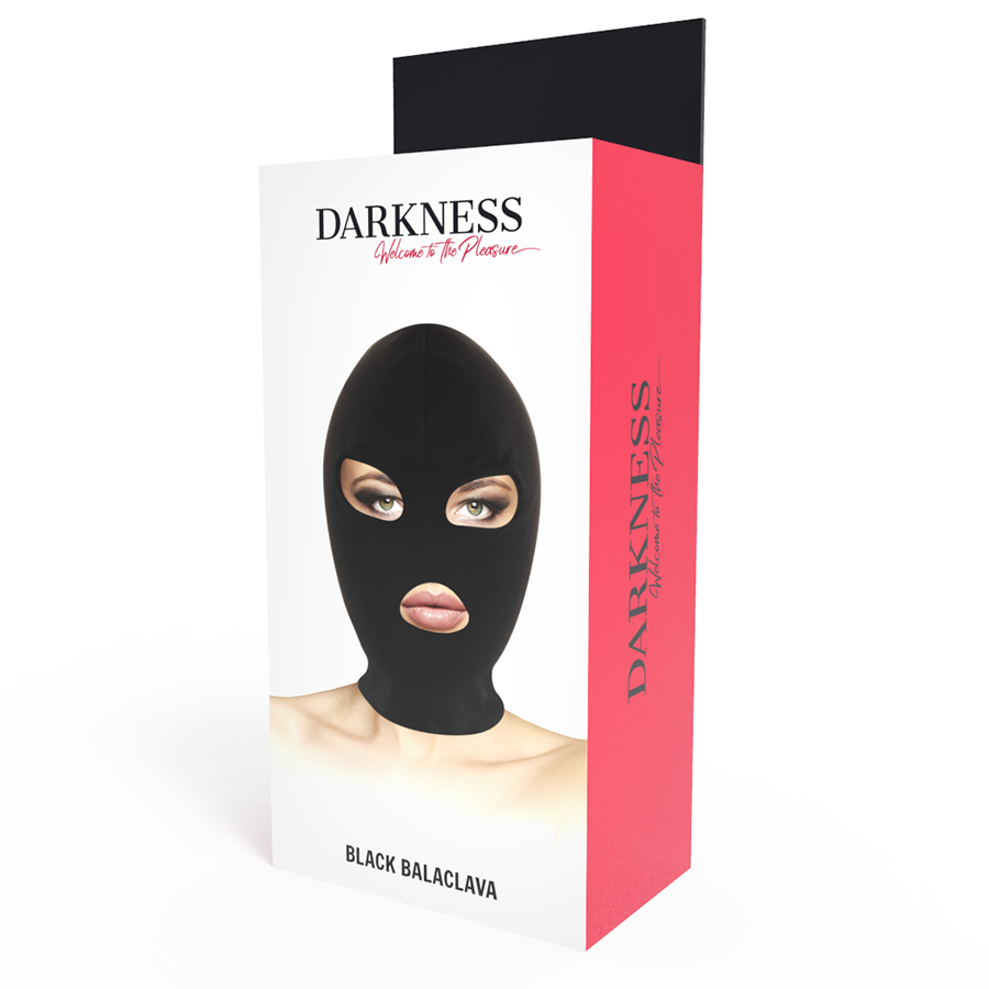 DARKNESS - BDSM SUBMISSION MASK MOUTH AND EYES BLACK - Bild 3