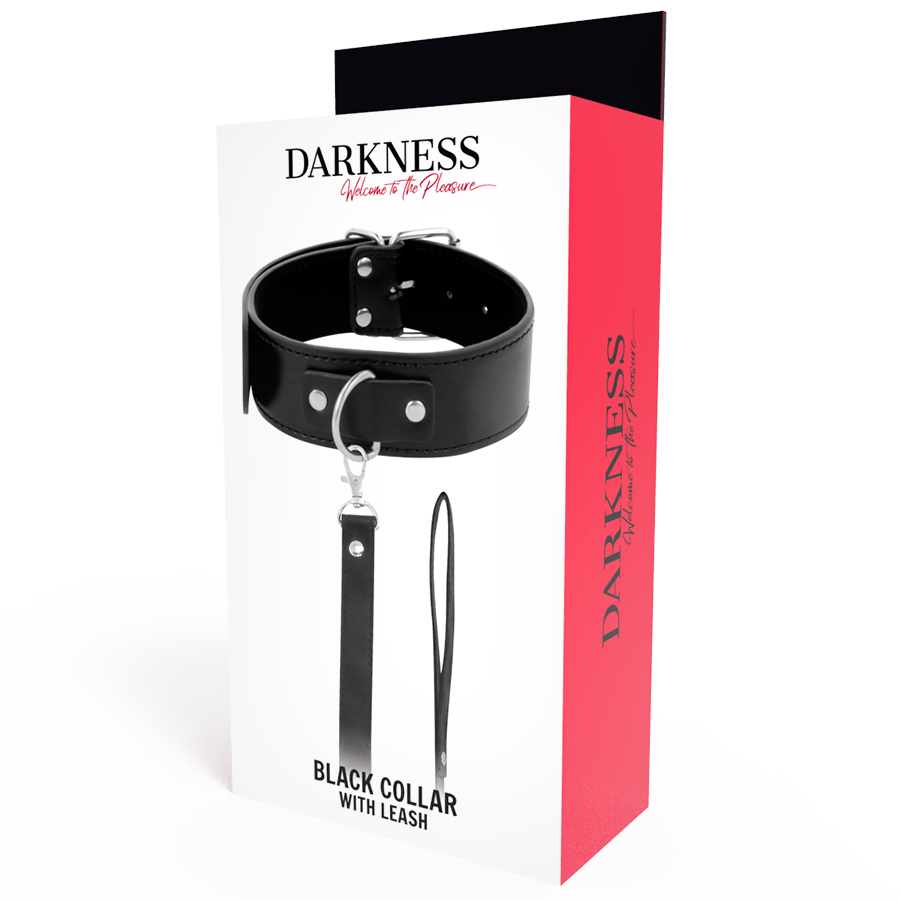 DARKNESS - POSTURE NECKLACE WITH LEATHER CHAIN - Bild 3