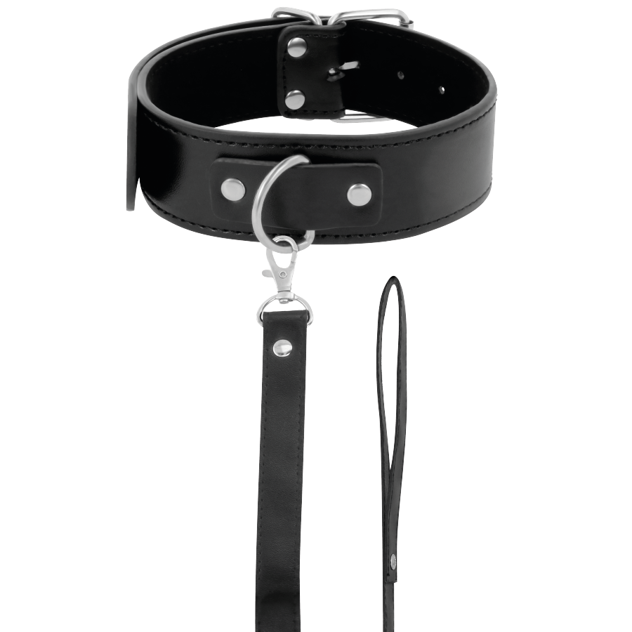 DARKNESS - POSTURE NECKLACE WITH LEATHER CHAIN - Bild 6