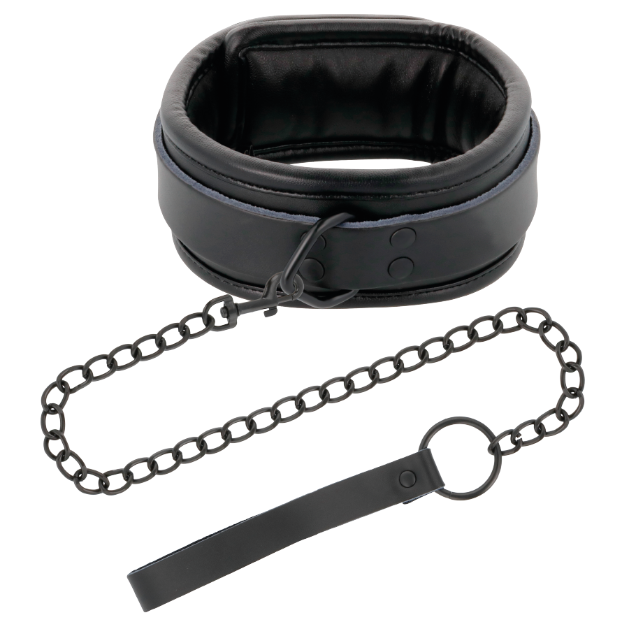 DARKNESS - BLACK NECKLACE WITH CHAIN - Bild 6