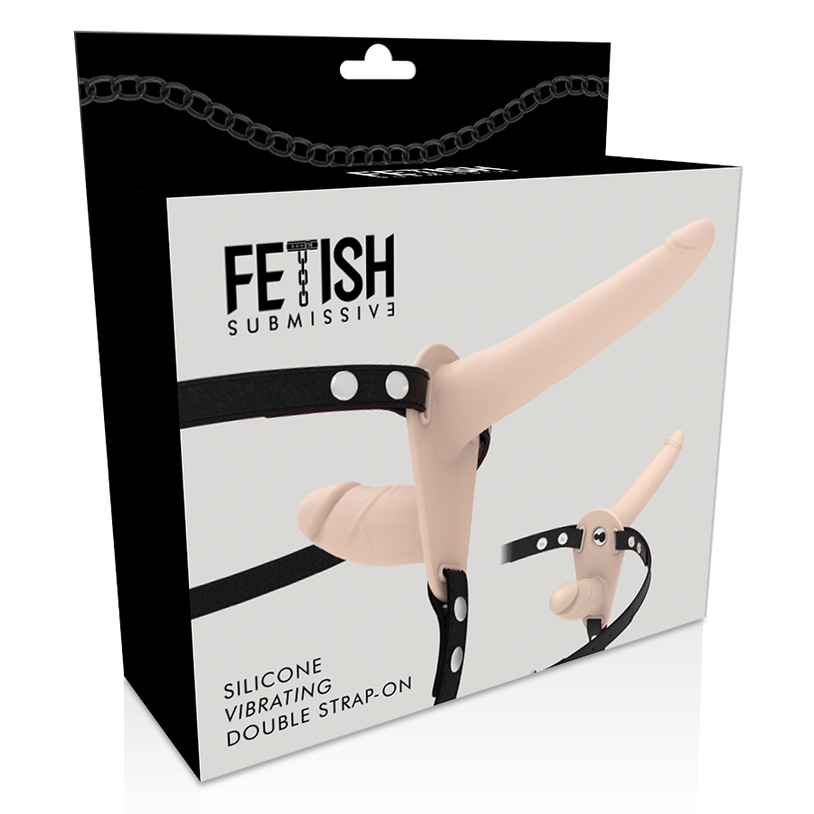 FETISH SUBMISSIVE HARNESS - DOUBLE PENETRATION FLESH UP VIBRATOR - Bild 4