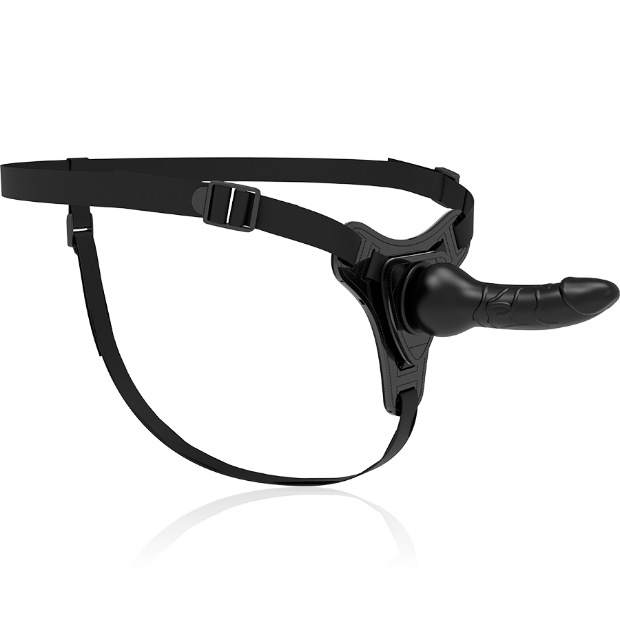 Alternative view of FETISH SUBMISSIVE HARNESS - BLACK SILICONE REALISTIC 16 CM