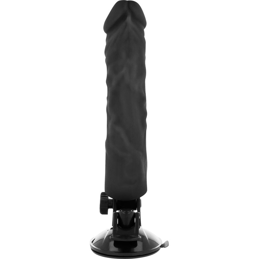 Alternative view of BASECOCK - REALISTIC VIBRATOR REMOTE CONTROL BLACK 21 CM -O- 4 CM