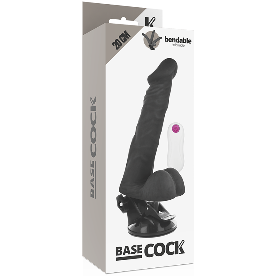 BASECOCK - REALISTIC ARTICULABLE REMOTE CONTROL BLACK 20 CM -O- 4.5 CM - Bild 5