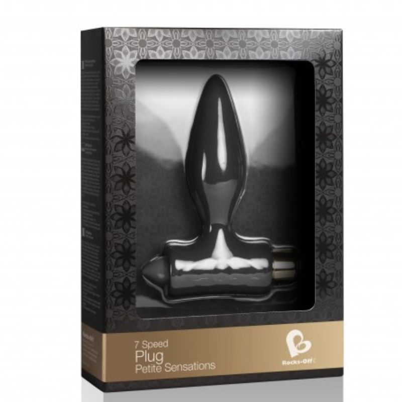 Alternative view of ROCKS-OFF - PETITE SENSATIONS ANAL PLUG FOR BEGINNERS - BLACK