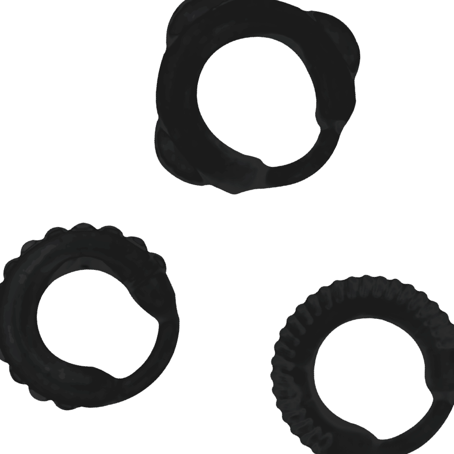 ADDICTED TOYS - C-RING SET BLACK - Bild 5