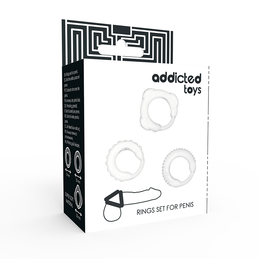 ADDICTED TOYS - C-RING SET CLEAR - Bild 3