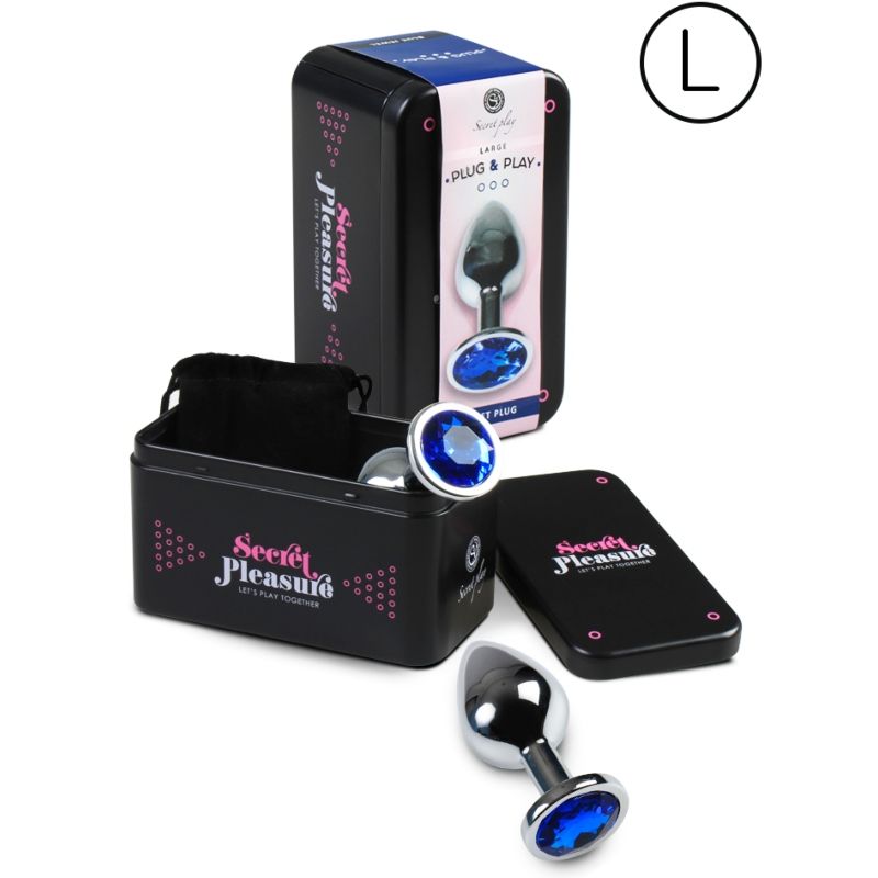Alternative view of SECRETPLAY - ANAL PLUG SIZE L BLUE