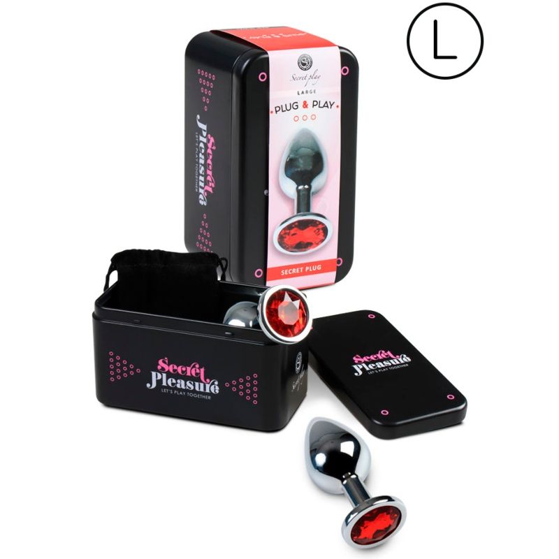 Alternative view of SECRETPLAY - ANAL PLUG SIZE L RED