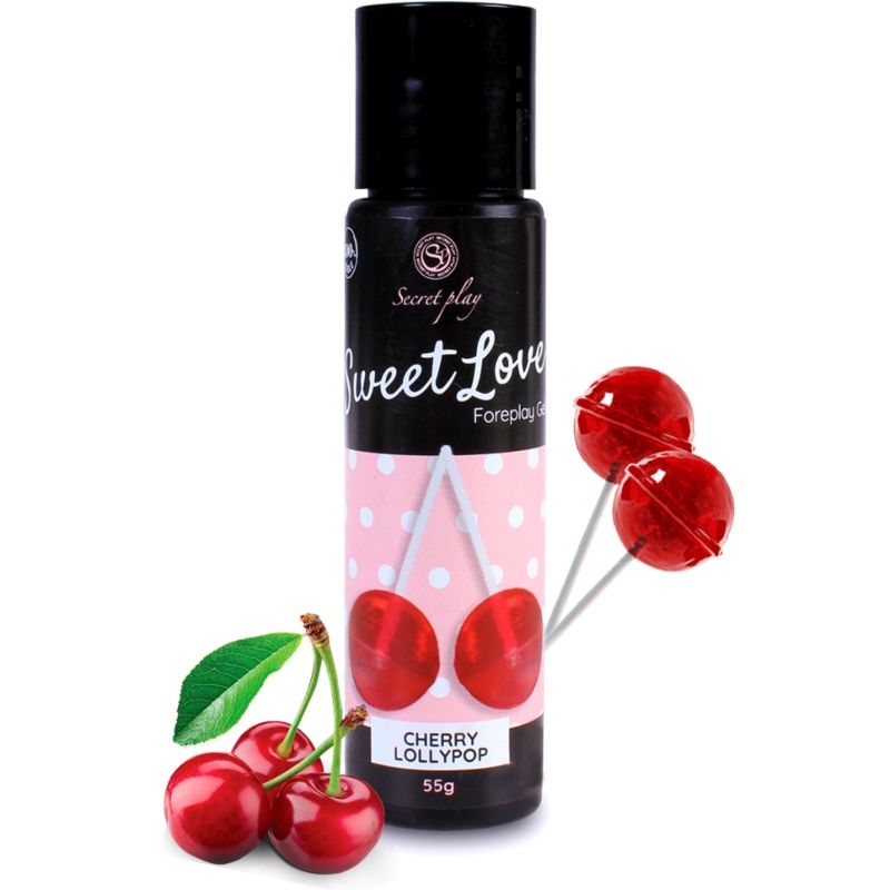 SECRETPLAY - CHERRY LOLLIPOP GEL SWEET LOVE 60 ML - Bild 2