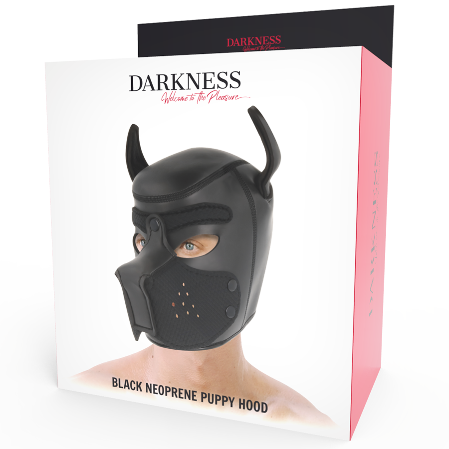 DARKNESS - NEOPRENE DOG MASK WITH REMOVABLE MUZZLE L - Bild 6