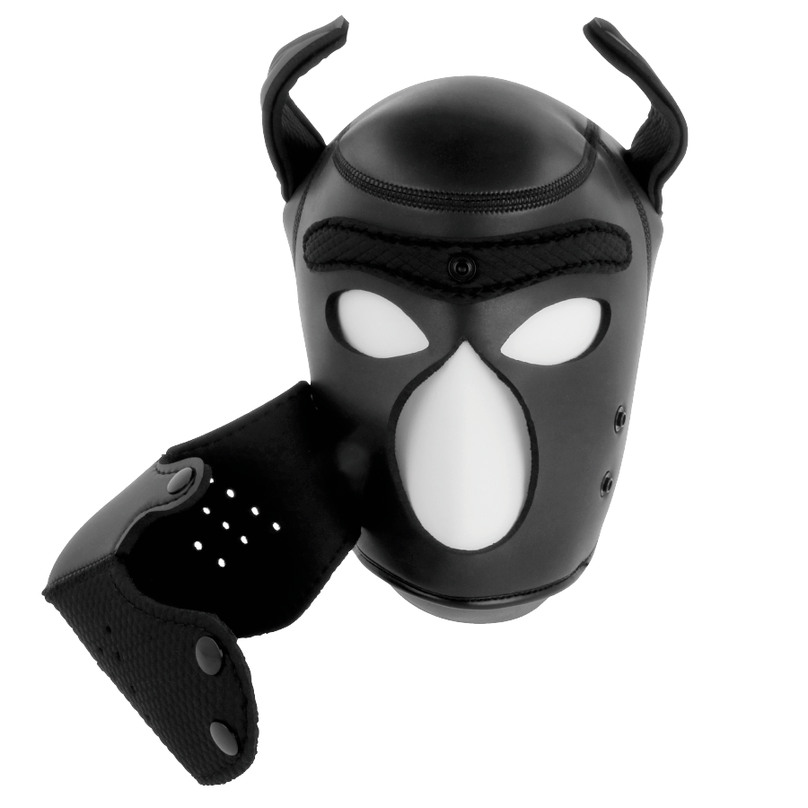 DARKNESS - NEOPRENE DOG MASK WITH REMOVABLE MUZZLE L - Bild 4