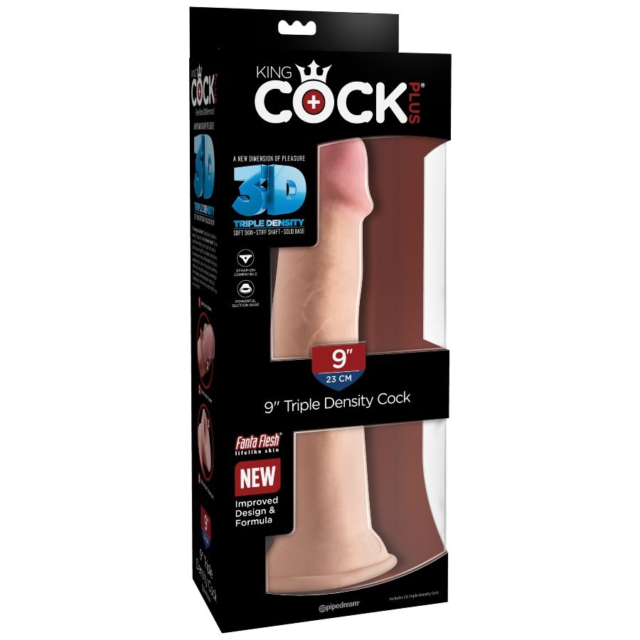 KING COCK - TRIPLE DENSITY DILDO 23 CM - Bild 6