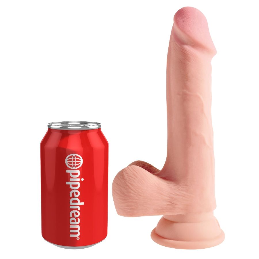Alternative view of KING COCK - TRIPLE DENSITY DILDO 19 CM