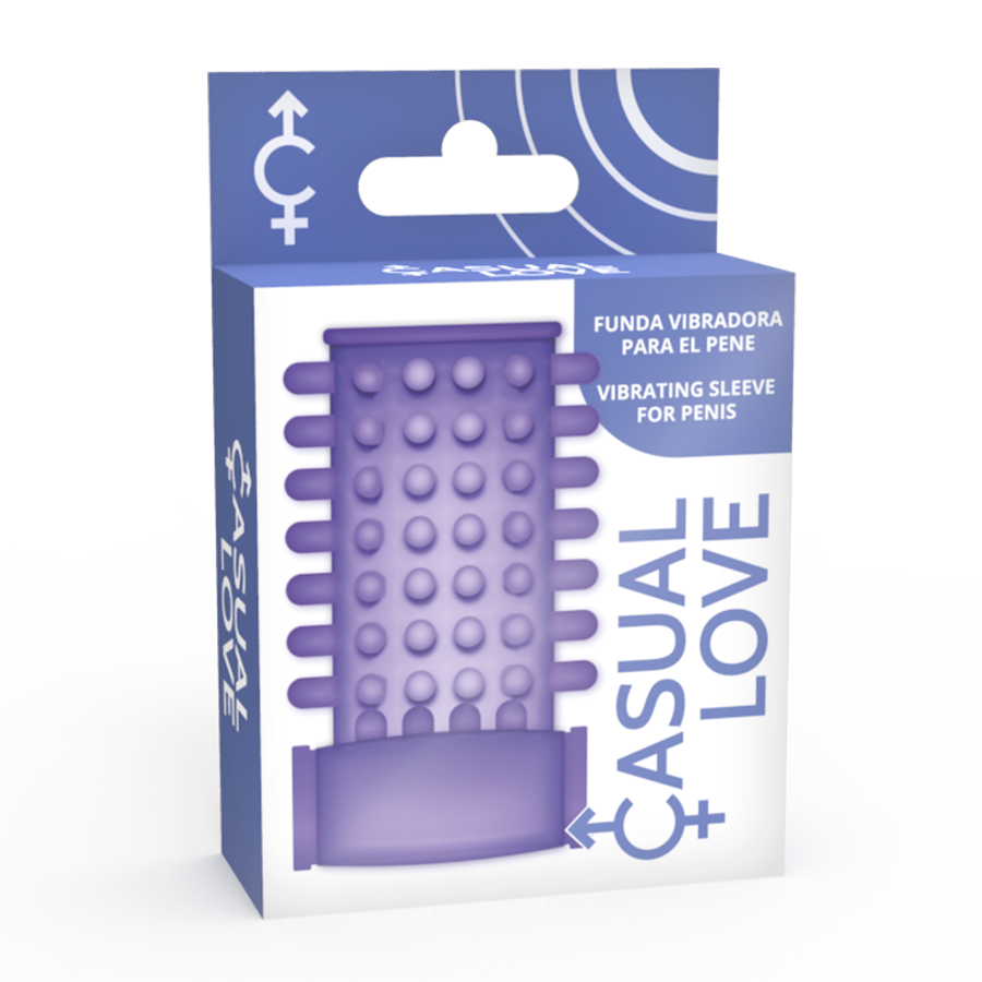 Alternative view of CASUAL LOVE - RING VIBRATING SLEEVE PURPLE
