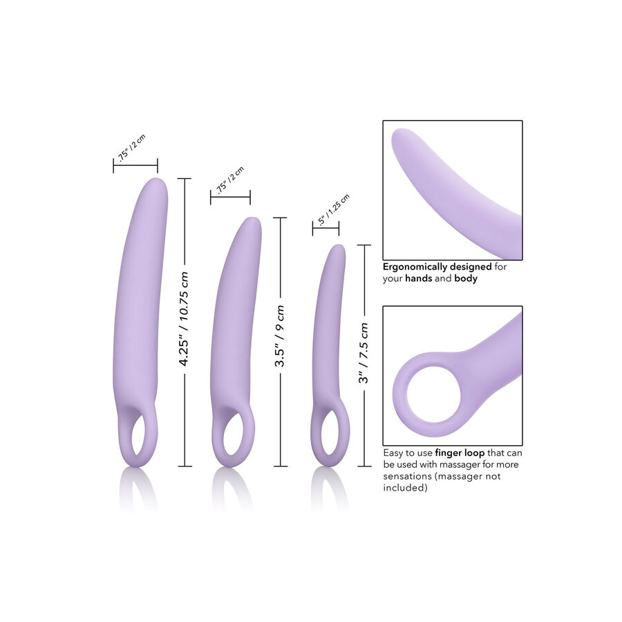 CALEXOTICS - DR LAURA BERMAN ALENA SET OF 3 SILICONE DILATORS - Bild 3