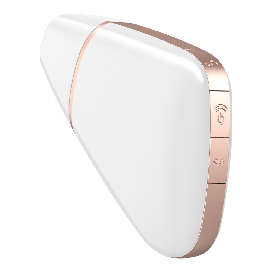 SATISFYER - LOVE TRIANGLE AIR PULSE STIMULATOR & VIBRATOR WHITE - Bild 2
