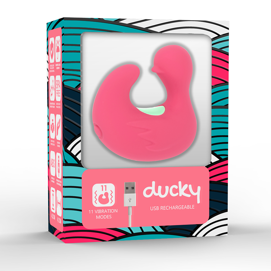 HAPPY LOKY - DUCKYMANIA RECHARGEABLE SILICONE STIMULATOR FINGER - Bild 6