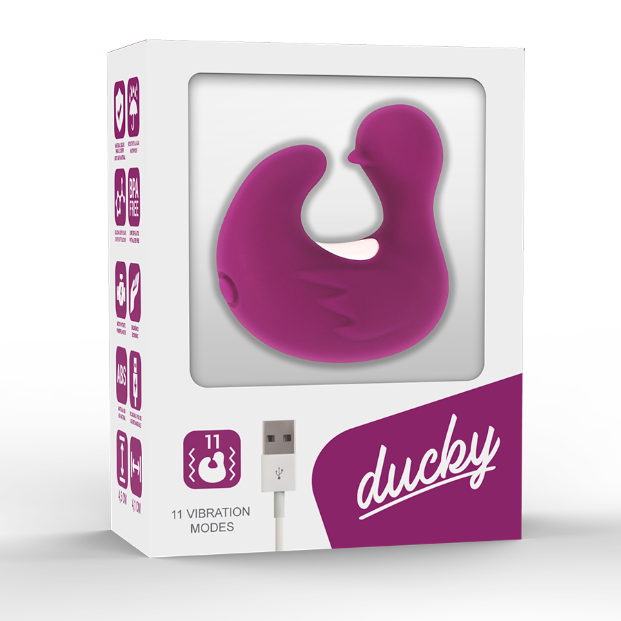 COVERME - DUCKYMANIA RECHARGEABLE SILICONE STIMULATING DUCK THIMBLE - Bild 3