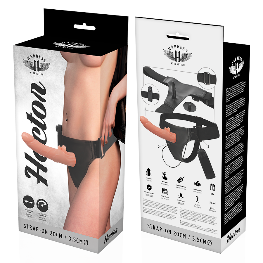 HARNESS ATTRACTION - RNES VIBRATOR HECTOR 20 CM -O- 3.5 CM - Bild 4