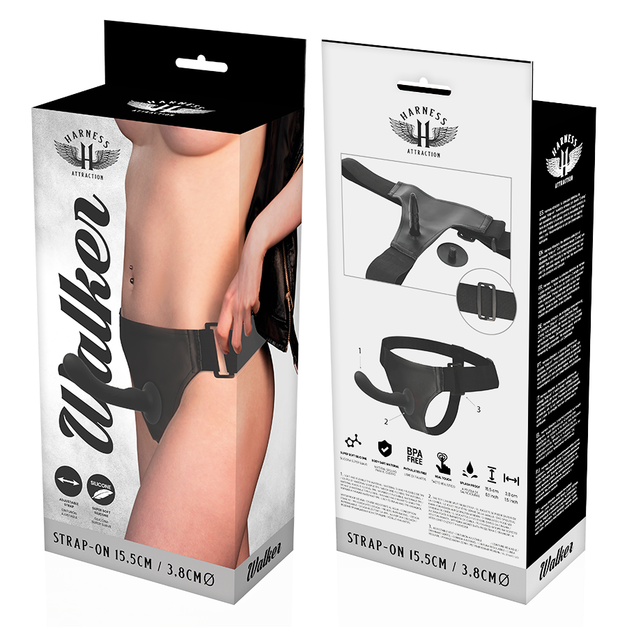 HARNESS ATTRACTION - RNES SILICONE WALKER G-SPOT 15.5 CM -O- 3.8 CM - Bild 3