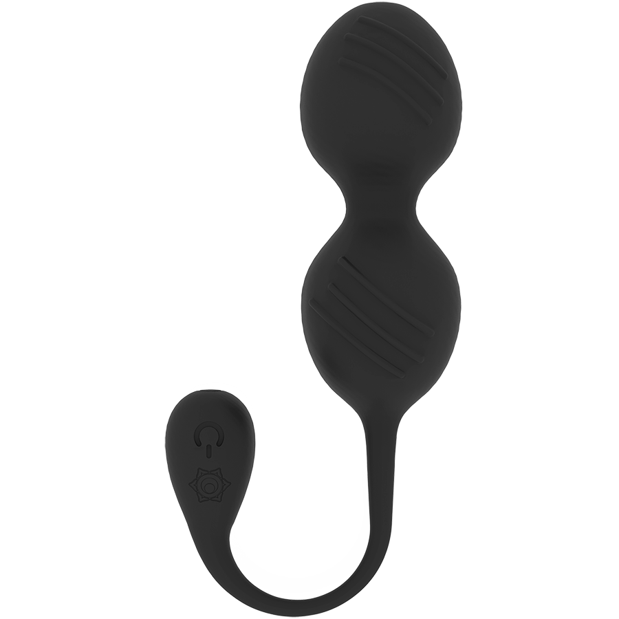 Alternative view of RITHUAL - NISHA RECHARGEABLE VIBRATING KEGEL BALLS BLACK