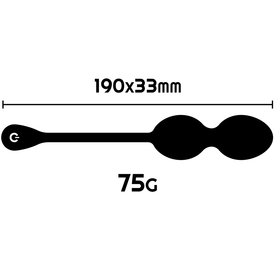 RITHUAL - NISHA RECHARGEABLE VIBRATING KEGEL BALLS BLACK - Bild 3