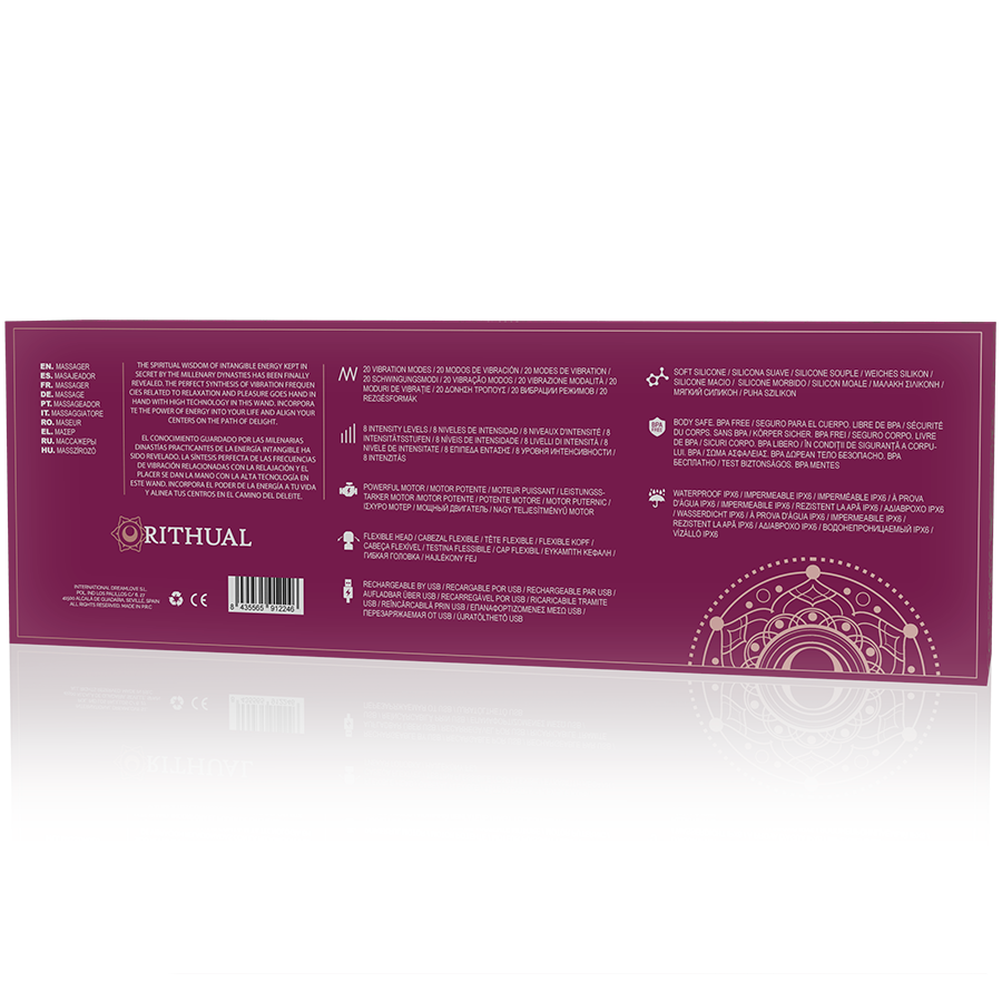 RITHUAL - POWERFUL RECHARGEABLE AKASHA WAND 2.0 ORCHID - Bild 5