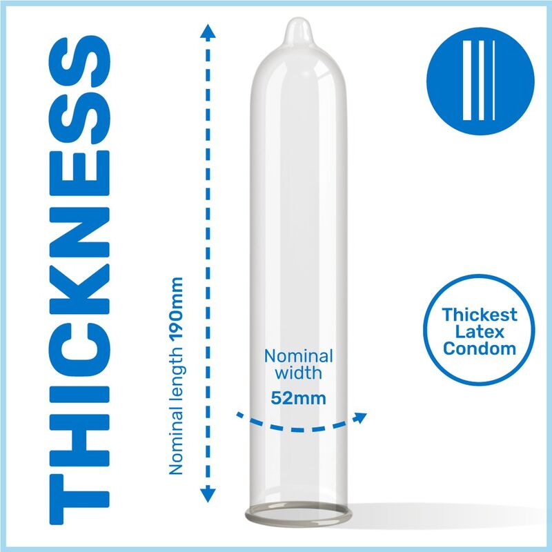 PASANTE - EXTRA CONDOM EXTRA THICK 12 UNITS - Bild 4