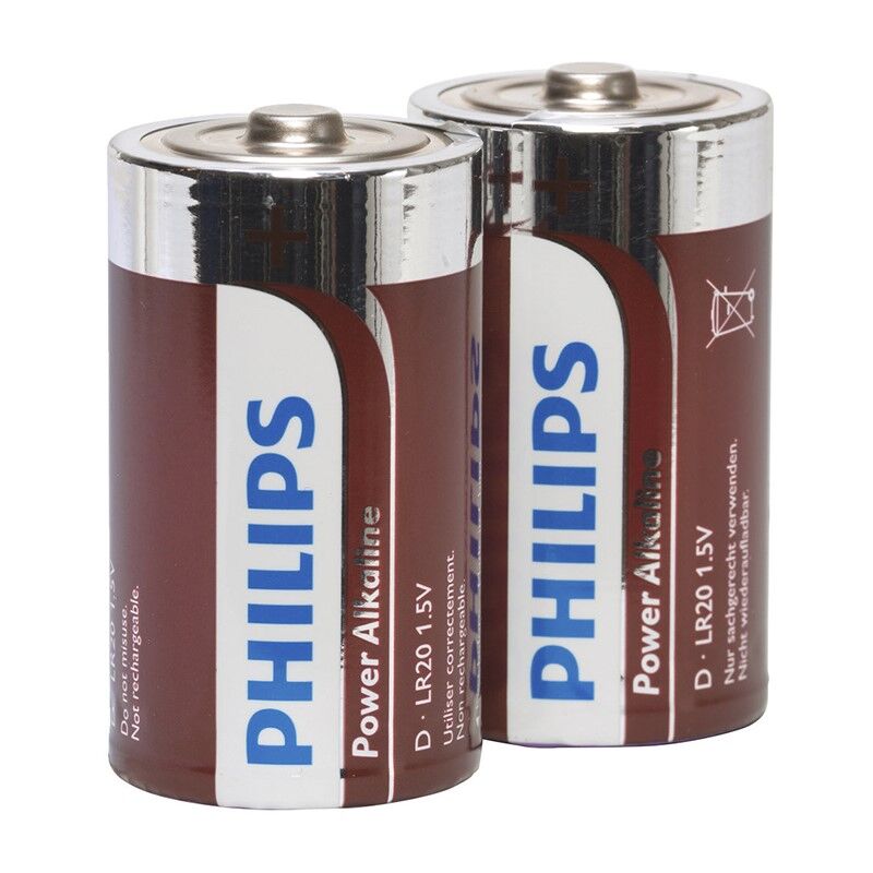Alternative view of PHILIPS - POWER ALKALINE PILA D LR20 PACK 2