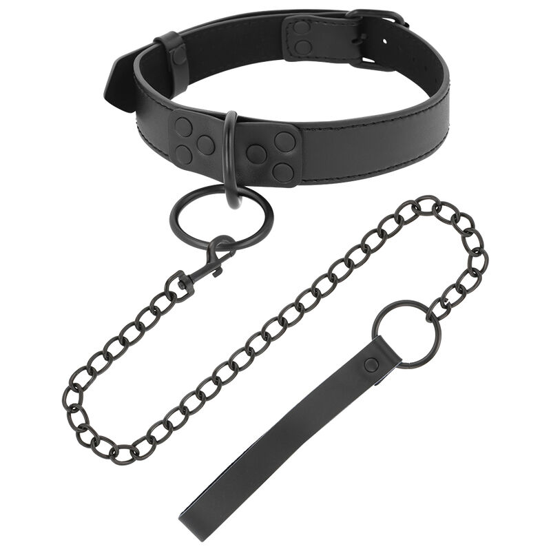 DARKNESS - BLACK NECKLACE WITH CHAIN - Bild 5