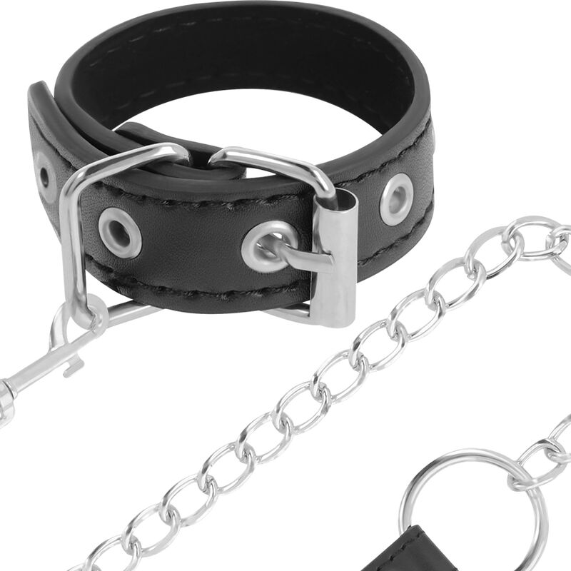DARKNESS - PENIS RING WITH STRAP - Bild 4