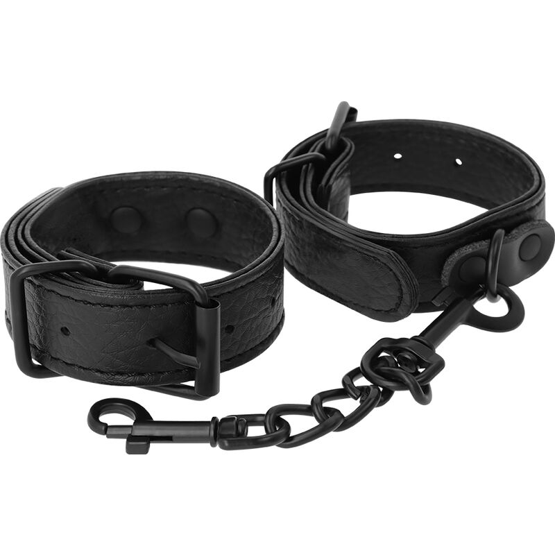 DARKNESS - WIDE THIN TEXTURED HANDCUFFS - Bild 5