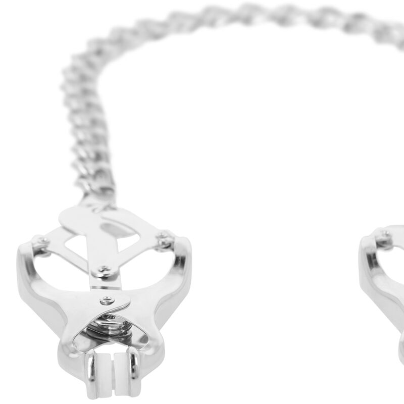 DARKNESS - METAL NIPPLE CLAMP WITH CHAIN - Bild 5
