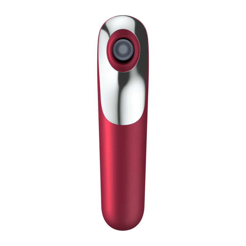 SATISFYER - DUAL LOVE VIBRATOR AND SUCTIONER WITH PULSED AIR RED - Bild 4