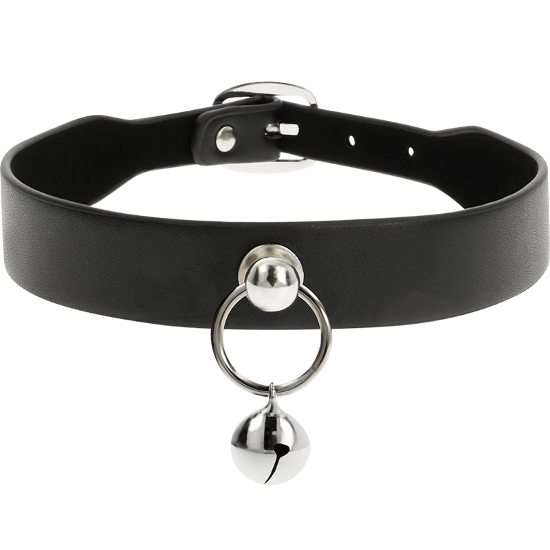 COQUETTE CHIC DESIRE - VEGAN LEATHER NECKLACE WOMAN ACCESSORY RATTLE/HOOP - Bild 3