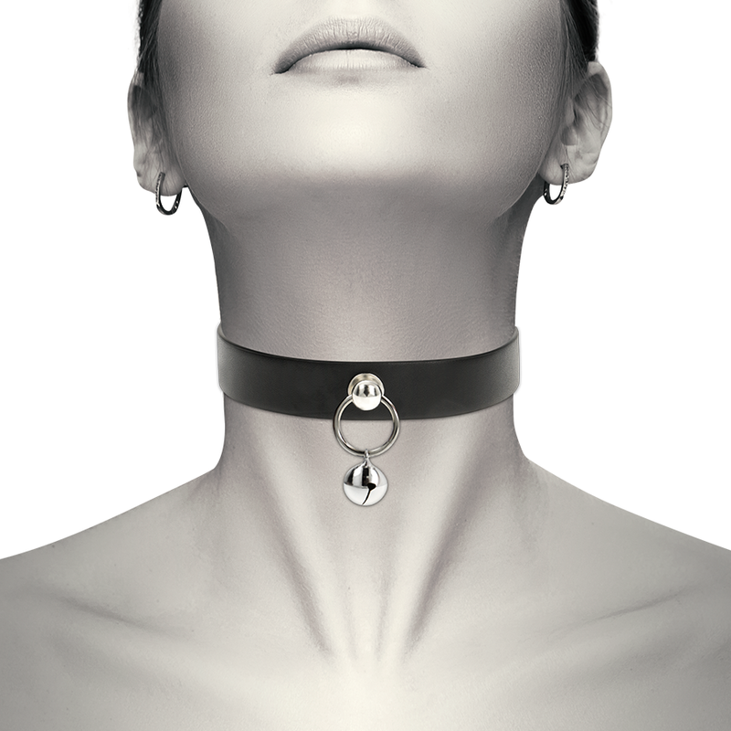 COQUETTE CHIC DESIRE - VEGAN LEATHER NECKLACE WOMAN ACCESSORY RATTLE/HOOP - Bild 6